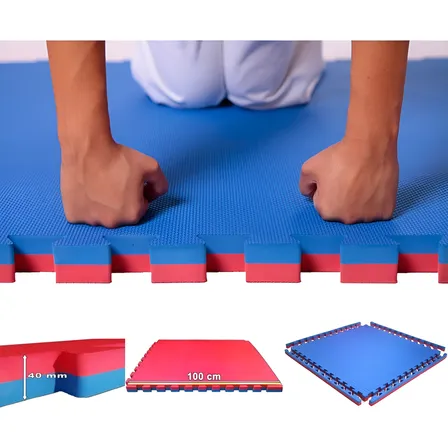 Tatami Encastrable Goma Eva Karate Judo 105 X 105 X 40 Mm