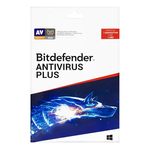 Bitdefender Antivirus Plus 1pc Licencia 1 Año