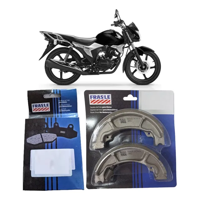 Juego Kit Zapata Pastilla Freno Honda Glh 150 Frasle