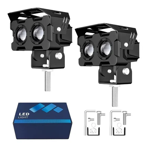 Luz Led Conduccion Para Motocicleta Antiniebla Blanca