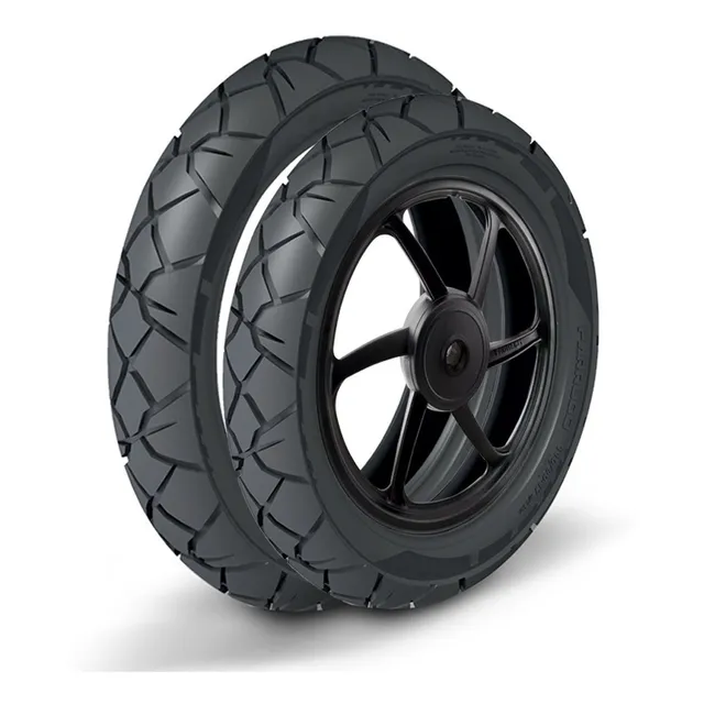 Par Pneus Moto 110/90-17 + 90/90-19  Bros Nxr Xre Parrudo