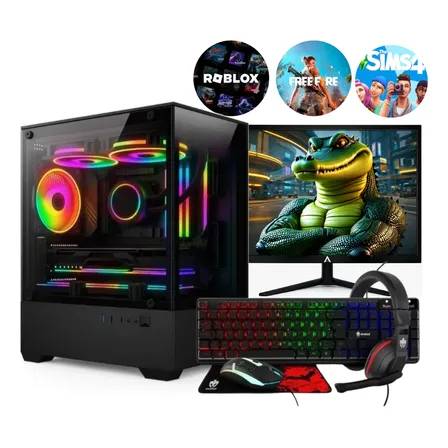 Cpu Pc Gamer Completo I5 Ram 16gb Ssd Monitor Kit Gamer 16 Gb