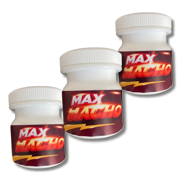 Max Macho X3, Potencilizador Sexual, Retardante.