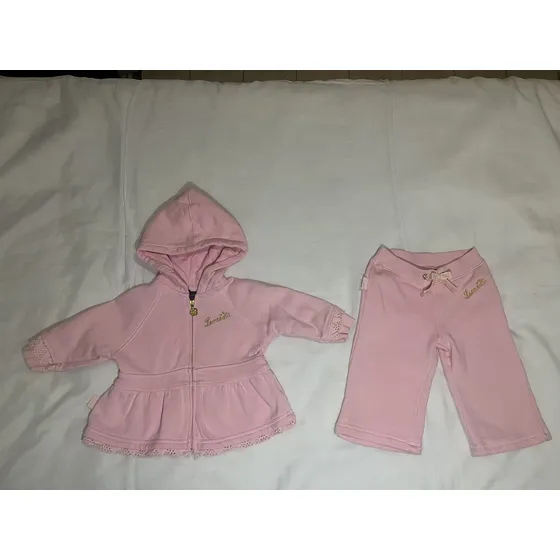 Monito Leones Del Caracas Niña Talla 6 Meses Rosado