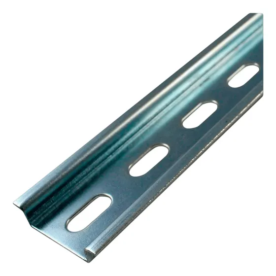 Riel Din Galvanizado Ns-35 35mm 1 Mt Genrod Color Gris