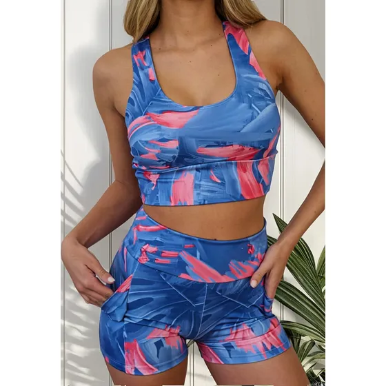 Calza Deportiva Kiero 17309 Microf Estampada Talle 4 Al 5