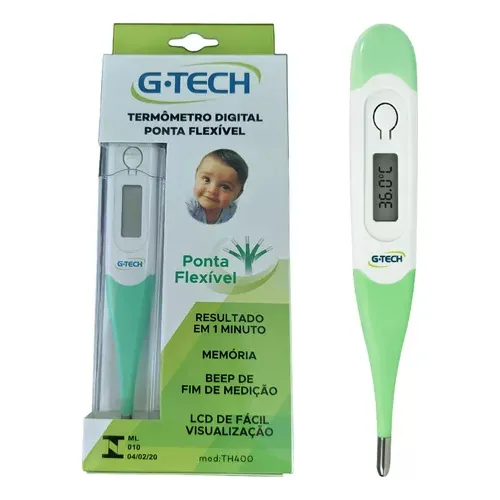 Termometro G-tech Clinico Veterinário Digital Pont Flexível 