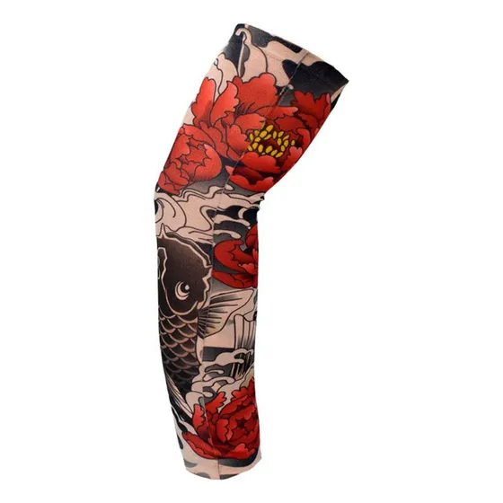 Nuevas Mangas De Brazo Con Tatuajes De Flores Sin Costur
