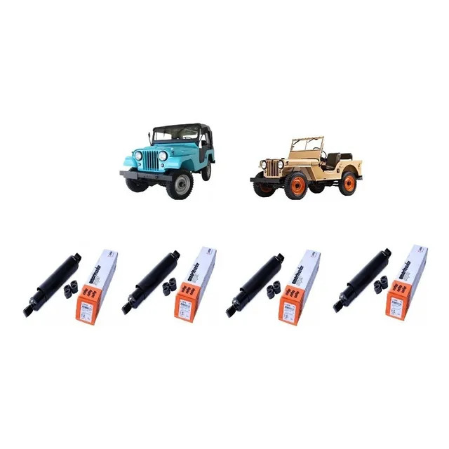Kit De 4 Amortiguadores Jeep Williz Originales