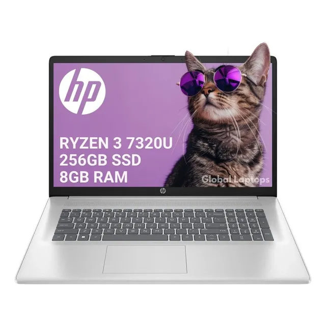 Hp Ryzen 3 7320u 8gb Ram Ddr5 256gb Ssd Laptop 17-cp2134od