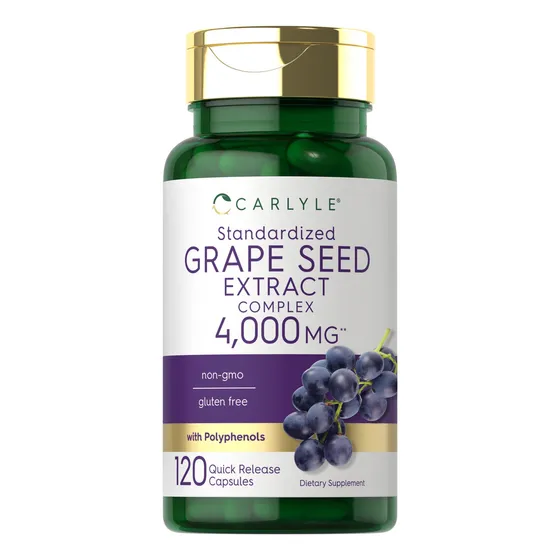 Suplemento De Extracto De Semilla De Uva Carlyle, 4000 Mg, 1