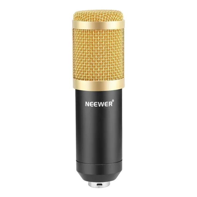 Micrófono Neewer NW-800 Condensador Hipercardioide color oro