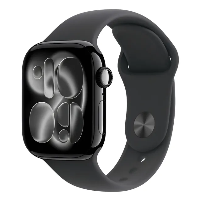 Apple Watch Series 11 GPS - Caixa preta brilhante de...