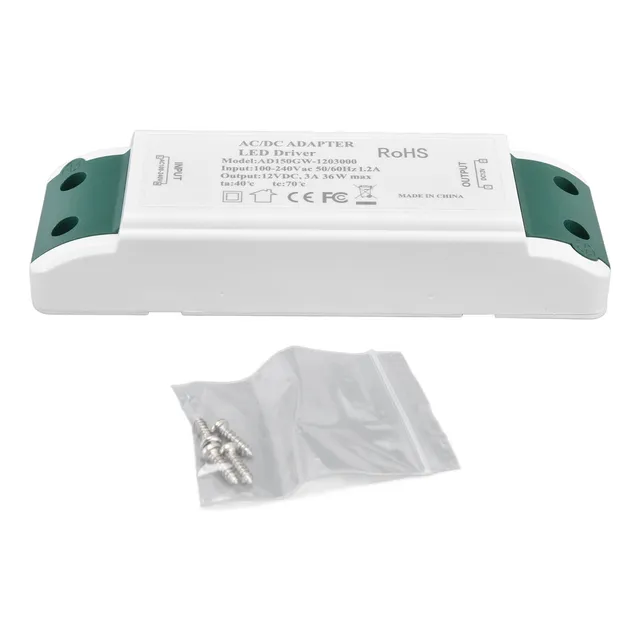 * Potencia Del Controlador Led: 12 V Dc, 36 W, 3 A, Voltaje