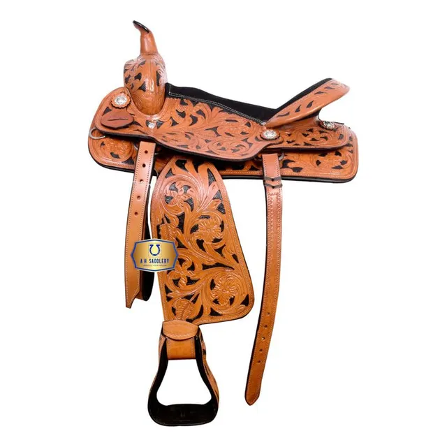 Silla Montar Caballo Cuero Americano Flex Tree Trail Placer