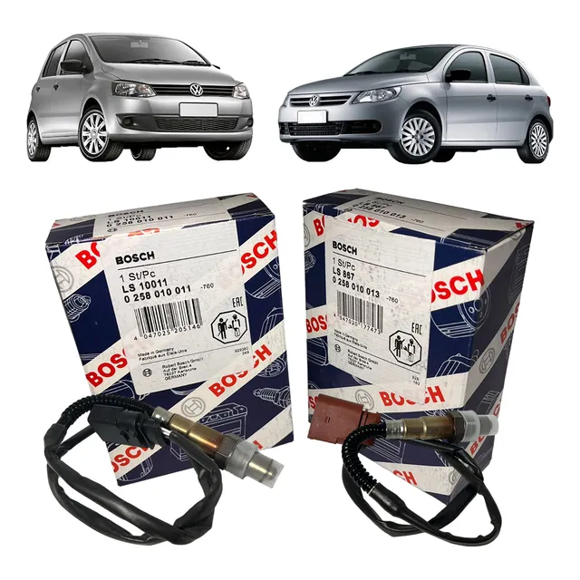Kit Sonda Lambda Pré E Pós Original Gol G6 1.0 2012 Á 2016