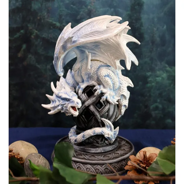 Blanco Icycle Dragon Guardian Celtic Tomb Cono Reflujo Para