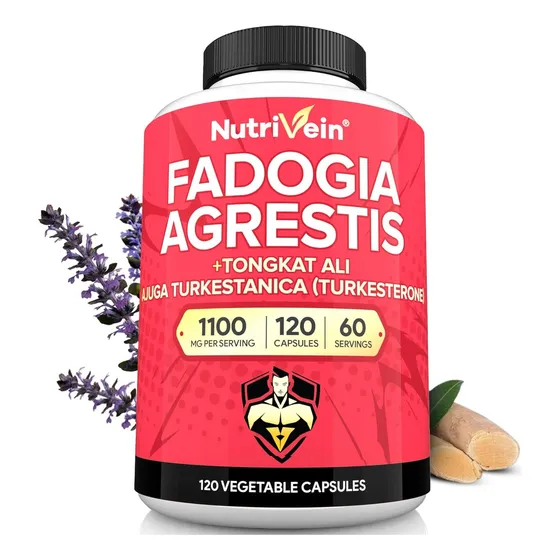 Suplemento Fadogia Agrestis Con Tongkat Ali Y Turkesterone