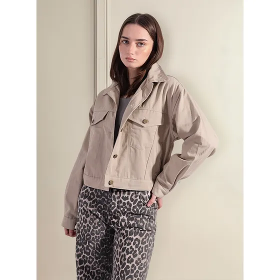 Campera Nano De Gabardina Clari #4624