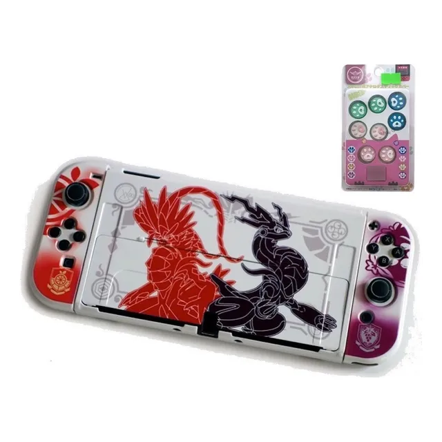 Funda Protectora 360 Nintendo Switch Oled + Grips / Modelos