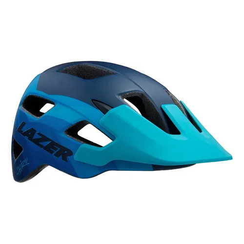 Casco de ciclismo Lazer Chiru Turnfit System Enduro MTB, color azul Degrade, talla G