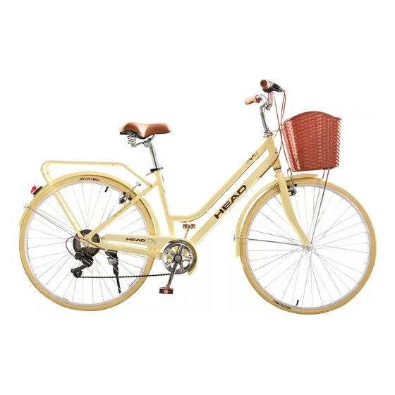 Bicicleta De Paseo Rodado 26 Head Ctb26 Aluminio Canasto