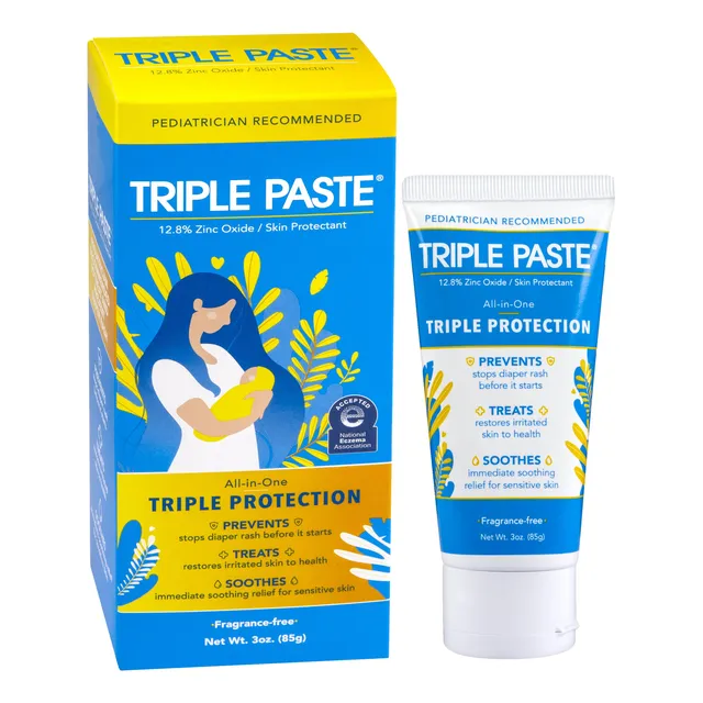 Triple Paste Crema Para Rozaduras Bebé 3 Oz Tubo Zinc Oxide