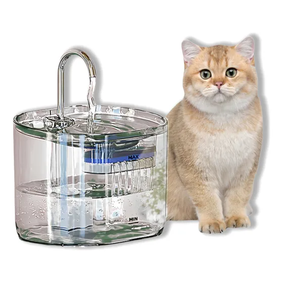 Fuente De Agua Para Mascotas Automática Con Sensor Inteligen
