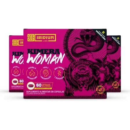 Kit 3x Kimera Woman Termogênico Sem Sabor