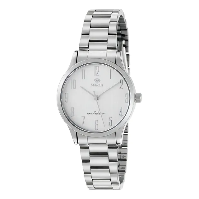 Marea Watch B4124201 Color de la correa Plateado Color del bisel Plateado Color del fondo Blanco
