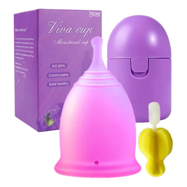Copa Menstrual Certificada + Vaso Esterilizador Y Limpiador