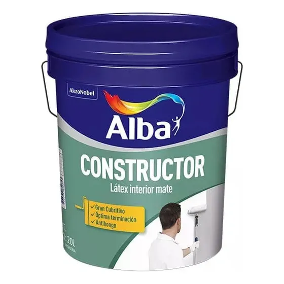 Alba Latex Profesional Interior Constructor 20 litros