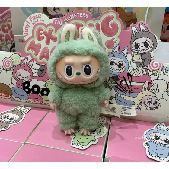 Labubus Monsters 100% Original Exciting Macaron Pop Mart