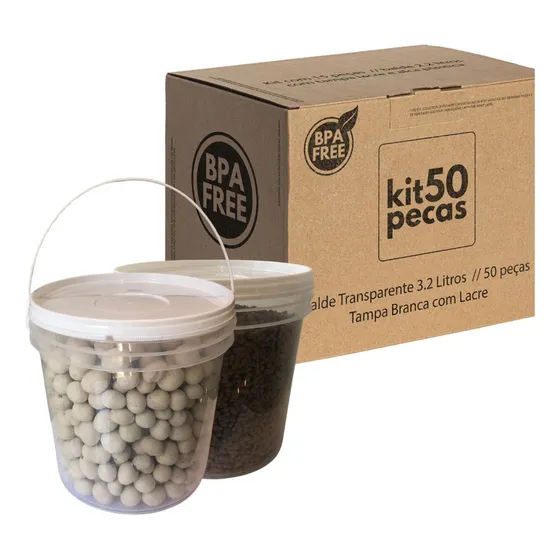 Pote Para Compositeira Caseira - 50 Pçs