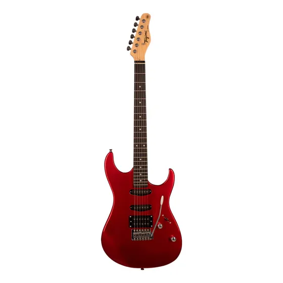 Guitarra elétrica Tagima TW Series TG-510 stratocaster de tília candy apple com diapasão de madeira técnica