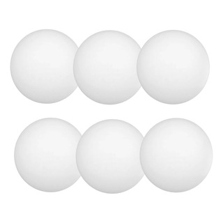Paquete De 6 Pelotas De Ping Pong Color Blanco Paquete De 6 Pelotas De Ping Pong Color Blanco
