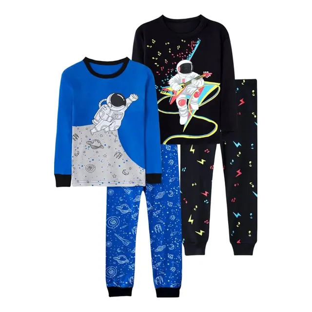 Pijamad Para Niños Importadas De Astronautas Talla 6 Y 8