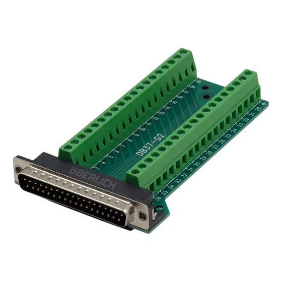 Adaptador Db37-g2 Macho Terminal Con Clemas Conector