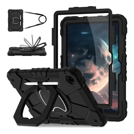 Capa Case Para Tablet Samsung Galaxy Tab A11+ Plus Preto Roxo E Verde Menta
