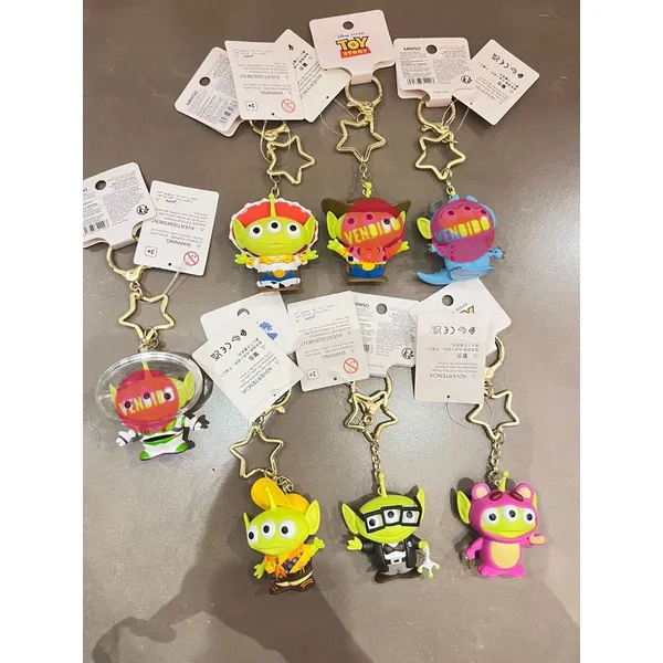 Llaveros Figuras De Aliens Disfrazados Toy Story Miniso