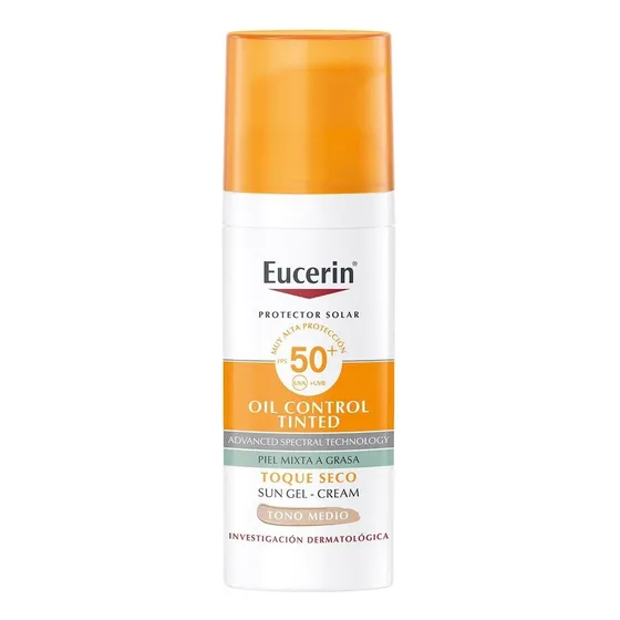 Protector Solar Facial Eucerin Sun Fps 50+ Tono Medio 50ml