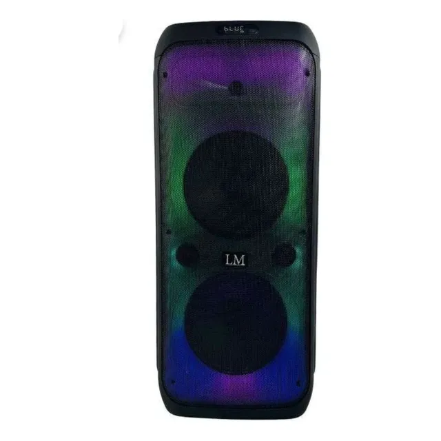 Bocina Portátil Lm Blueetooth 2 Micrófonos Y Control Remoto