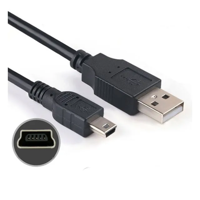 Cable Impresora Camara Banco Poder Usb 2.0 A Micro Usb 1.5 M Color Negro
