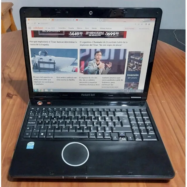 Notebook Packard Bell Easy Note Dual Core 1.86ghz 2gb 320gb