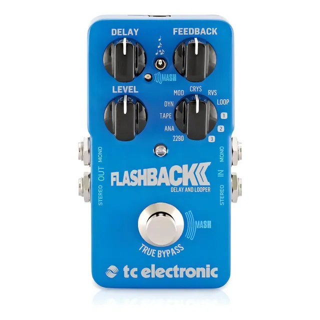 Pedal Flashback2 Efectos Delay Y Looper Tc Electronic Color Azul
