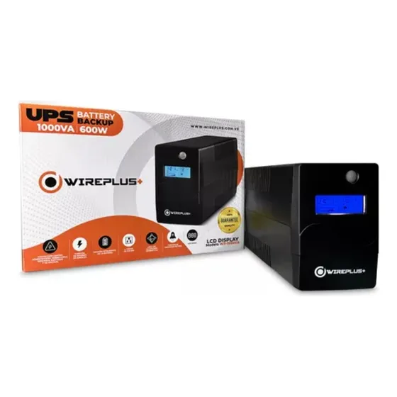 Ups Wireplus Pantalla Smart 1000va/600w