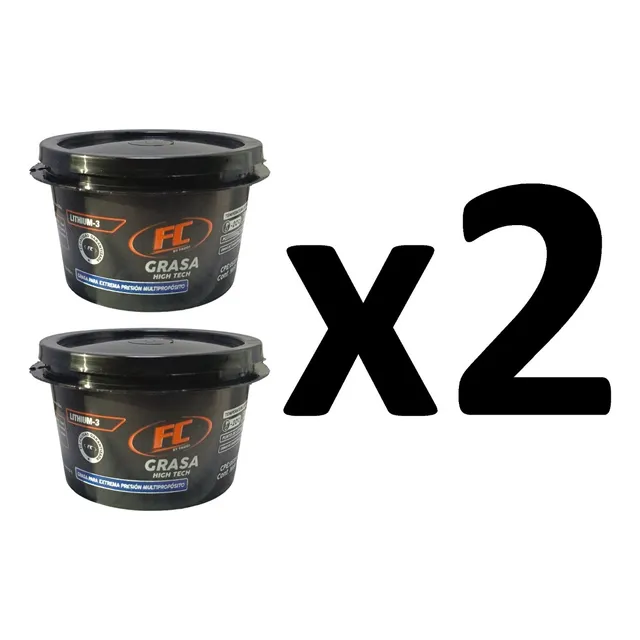 Grasa Azul 250gm De Temperatura Extrema Multiuso (x2)