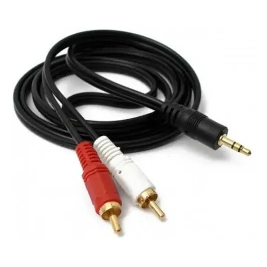 Cable Rca - Auxiliar 1.5 Metros Audio Sonido
