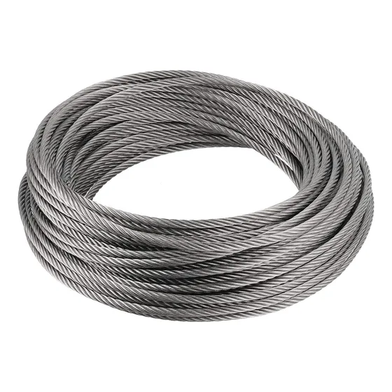 Cuerda De Acero Inoxidable 1/4 Construcción 7 X 19 6400 Lbs