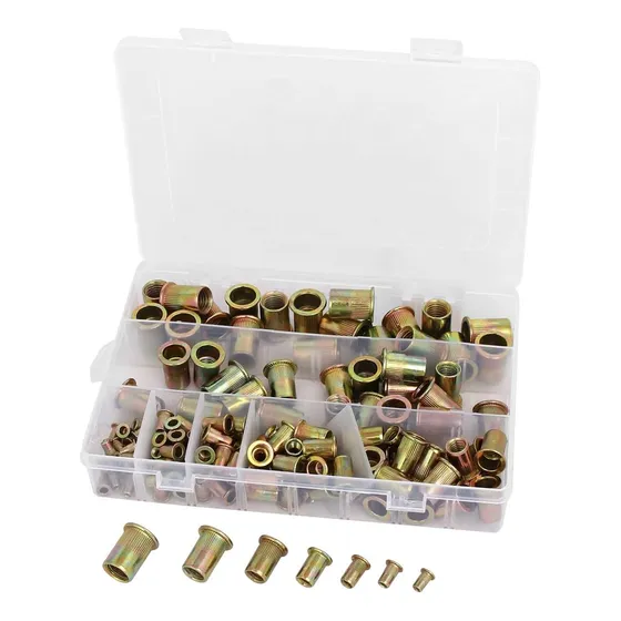 Kit De Tuercas Remachables De 220 Uds M3 M4 M5 M6 M8 M10 M12